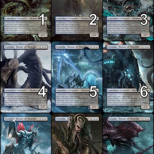 MtG Gyruda, Doom of Depths Token Alternative Art // Choose the Art! - For EDH, Commander, Cube Draft and Casual MtG Player