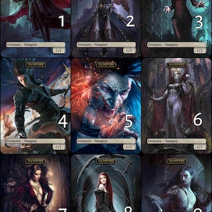 MtG Vampire 1/1 für Edgar Markov Token Alternative Art // Wähle die Kunst! - Für EDH-, Commander-, Cube Draft- und Gelegenheits-MtG-Spieler