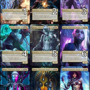 MtG Breya, Etherium Shaper Token Alternative Art // Choose the Art! - For EDH, Commander, Cube Draft and Casual MtG Player
