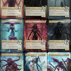 MtG Slivdrazi Monstrosity Token Alternative Art // Choose the Art! - For EDH, Commander, Cube Draft and Casual MtG Player