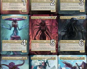 Mtg Eldrazi Sliver 1/1 for Slivdrazi Monstrosity Token