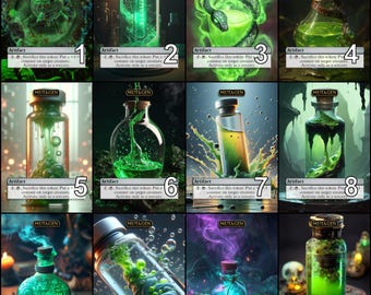 MtG Mutagen Token Alternative Art // Choose the Art! - For EDH, Commander, Cube Draft and Casual MtG Player