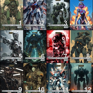 MtG Robot 2/2 Token Alternative Art // Choose the Art! - For EDH, Commander, Cube Draft and Casual MtG Player