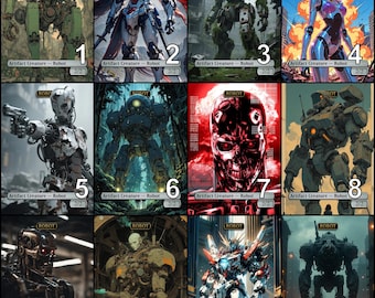 MtG Robot 2/2 Token Alternative Art // Choose the Art! - For EDH, Commander, Cube Draft and Casual MtG Player