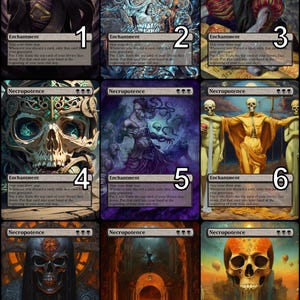 Mtg Necropotence Playmat - Etsy