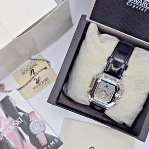 Swarovski Crystal Watch 1791729 new in box with original papers Vintage Y2K image 9