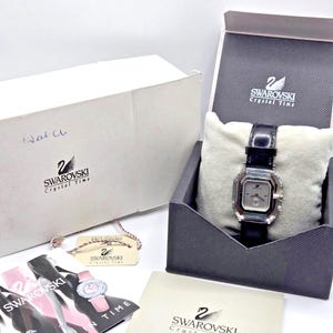 Swarovski Crystal Watch 1791729 new in box with original papers Vintage Y2K image 4