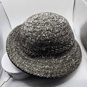 Vintage Italian Wool Blend Cloche Bucket Hat Boho Coastal Luxe Euro Chic Italian Cloche Hat - Etsy main image 4