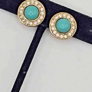 Vintage Christian Dior Signed Clip Earrings Rare