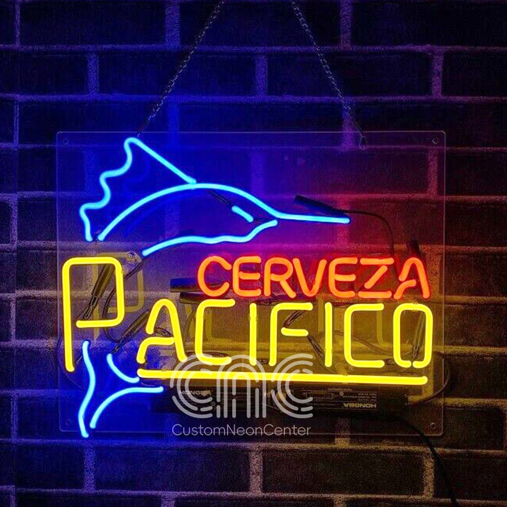 Cerveza Pacifico Neon Sign Handmade Real Glass Beer Neon Signs for Home