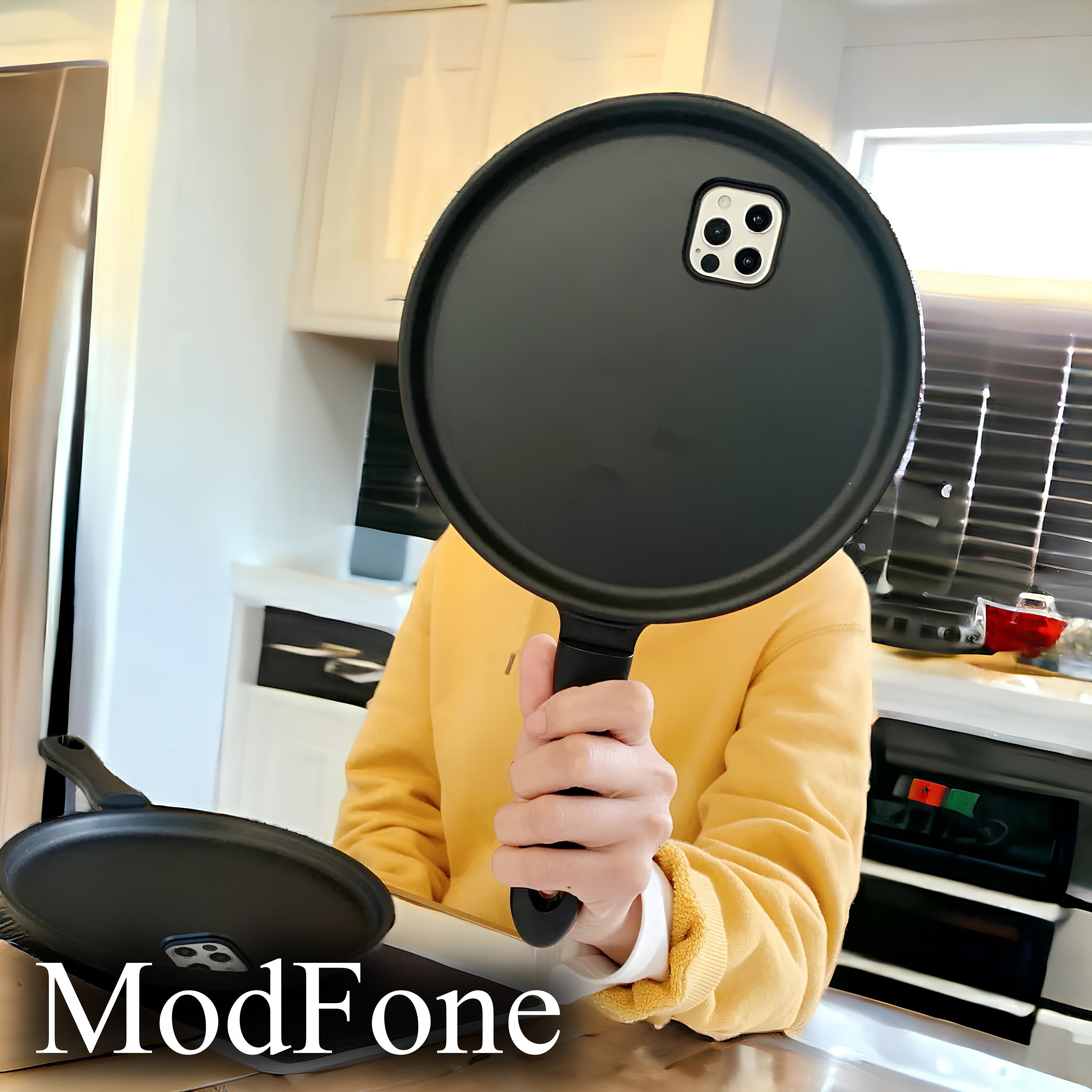 Frying Pan iPhone Case, Cool Funky Phone Case, Funny Trendy Phone Case