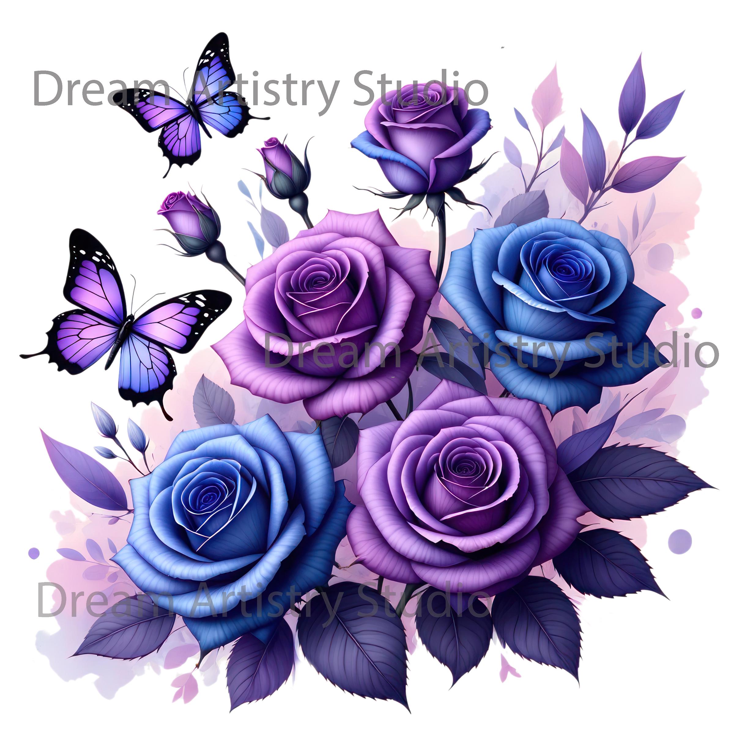 8+ Blue And Purple Roses 8+ Blue And Purple Roses