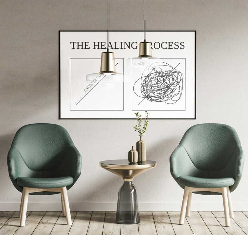 Mental Health Wall Art - SET OF 16 // Mental Health Art, Therapy Office ...