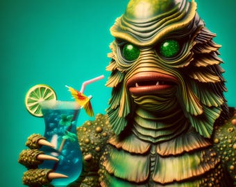 DIGITAL DOWNLOAD Tiki Creature JPEG