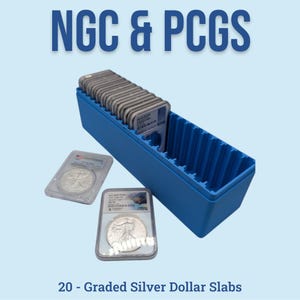 Graded Coin Slab Box for 20 NGC or PCGS Certified Silver Dollars