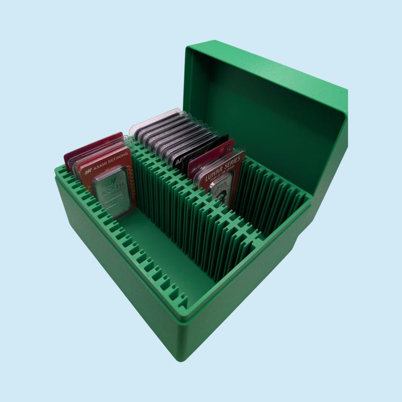 1oz Gold & Silver Bar Assay Card Box - 40 Slot - PAMP Valcambi Perth Mint image 6