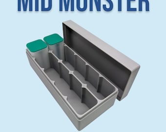 Caja de 10 tubos para monedas Silver Eagle Mid Monster de 1 onza - Caja de tubos para monedas de la Casa de la Moneda de EE. UU.