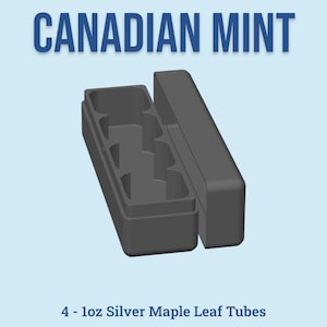 1oz Silver Maple Leaf Tube Box - 4 Tube - RCM Coin Tube