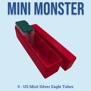 1oz Silver Eagle Mini Monster Box - 5 Tube - US Mint Coin Tube Box