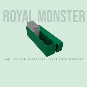The Royal Mint 1oz Silver Britannia Box | Holds 5 Royal Mint Tubes | 9 colors options | 1 x 5 layout
