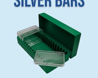 10oz Silver Bar Capsule Box - 15 Slot - Direct Fit Air-Tite