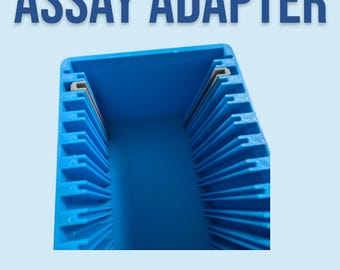 Large Slot to Small Slot 1oz Assay Card Adapter - Precision Fit Insert for