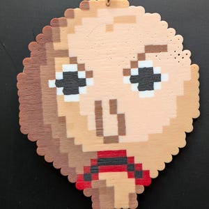 Baldi’s Basics Perler Bead Keychain, Magnet, or Pin – Handmade Pixel Art Accessory – Retro Game Fan Gift - Gaming Merch - Nerd Gift Idea