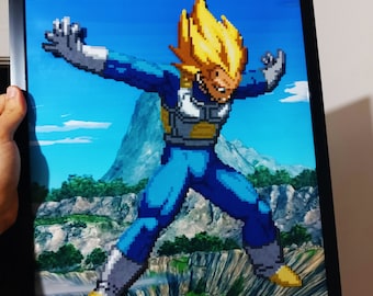 「希少レア」ドラゴンボール 戦闘シーン グラフィックアート 今まで見た中で最高のドラゴンボールのアートワークの一つです