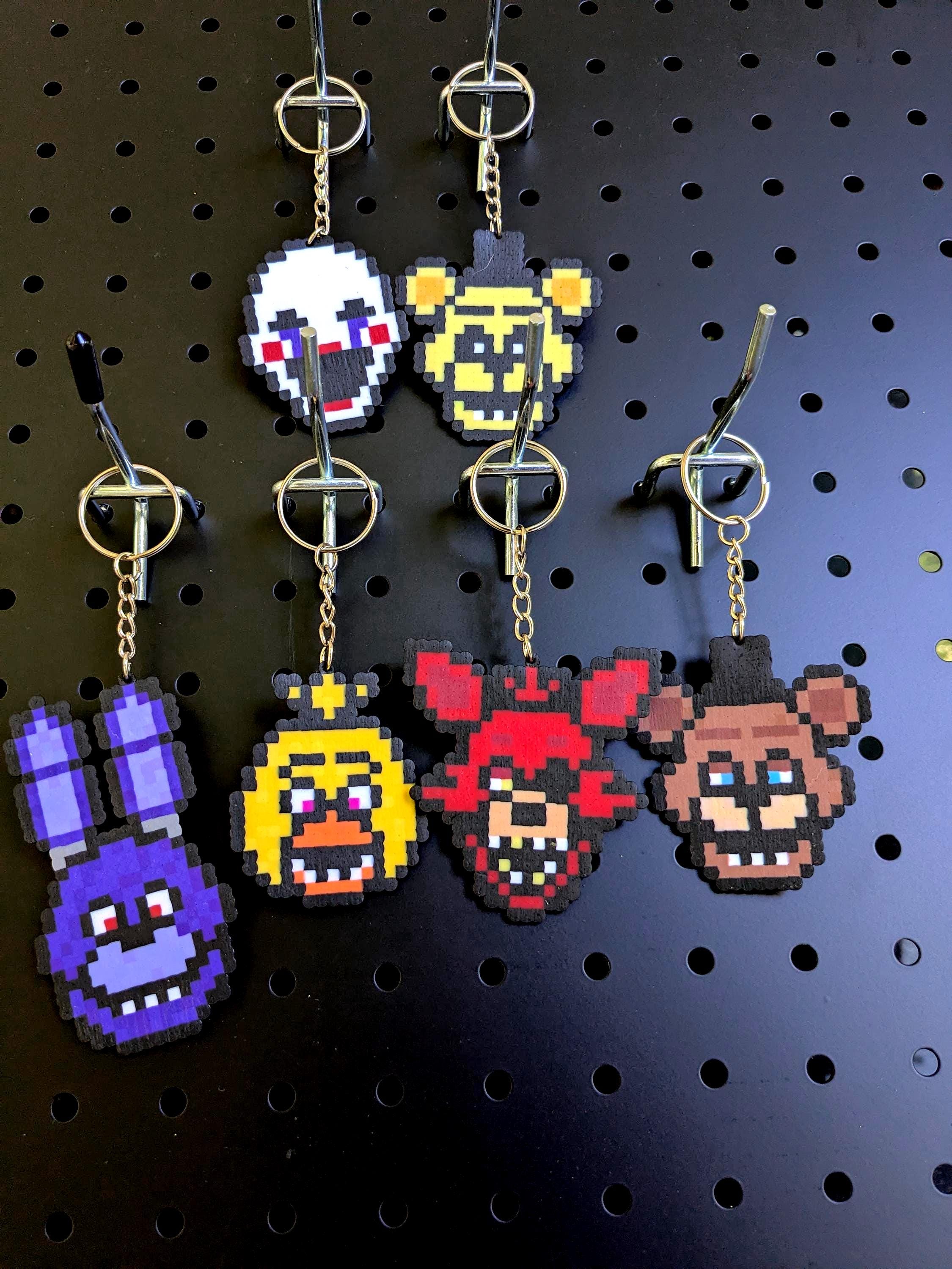 ファイブ・ナイツ・アット・フレディのパーラービーズキーホルダー