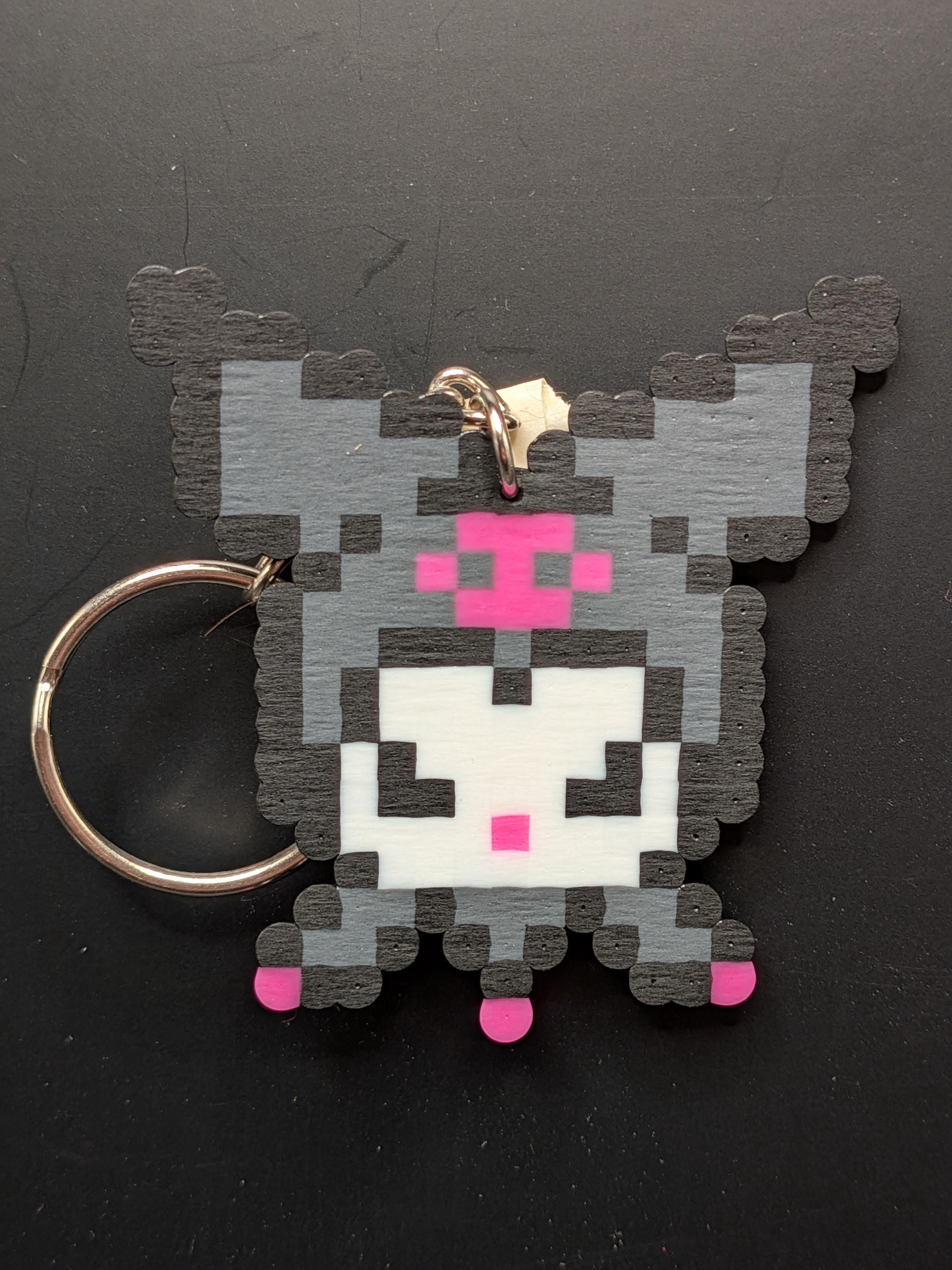 CHENLING Collana Multifilo Y2K Con Perline E Ciondolo Kuromi – Acciaio Al Titanio, Riflettente, Girocollo Regolabile, Per Ragazze, Stile Cartoon Punk - 3