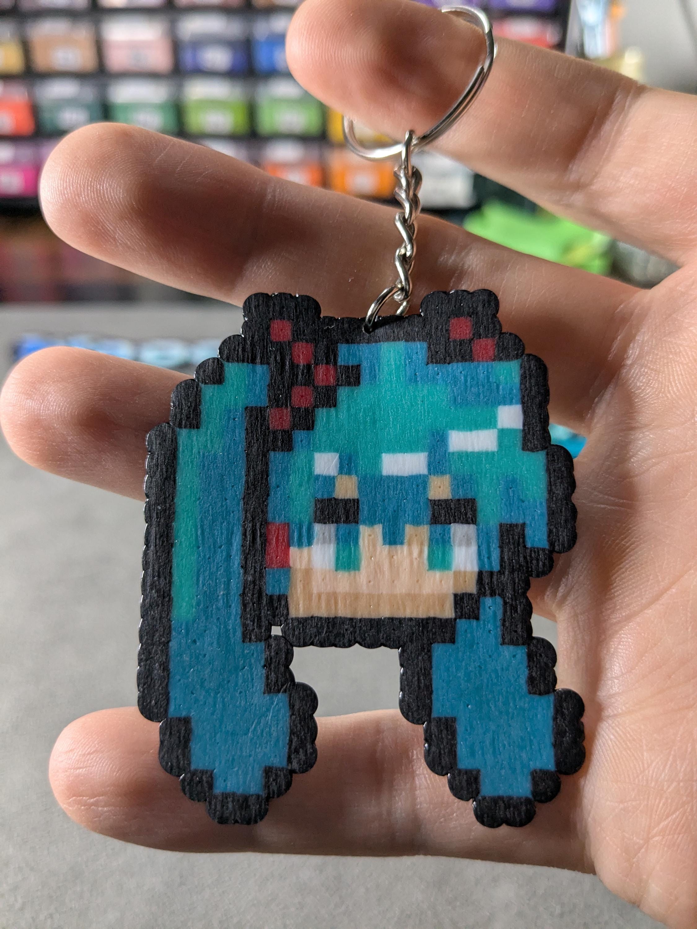 初音ミク パーラービーズキーホルダー、マグネット、ピンバッジ
