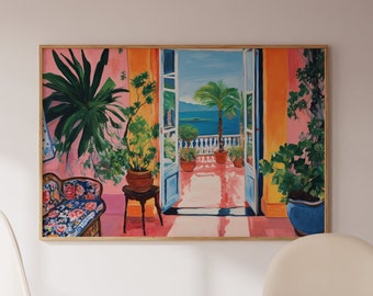 Henri Matisse Poster - Colorful Wall Art as Matisse Print, Matisse Art Print, Matisse Museum Print, Modern Horizontal Art Print