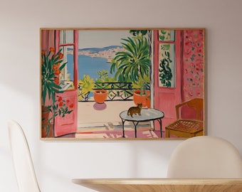 Henri Matisse Poster - Colorful Wall Art as Matisse Print, Matisse Art Print, Matisse Museum Print, Modern Horizontal Art Print