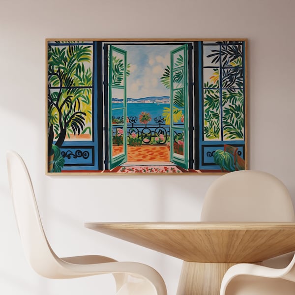 Henri Matisse Poster - Colorful Wall Art as Matisse Print, Matisse Art Print, Matisse Museum Print, Modern Horizontal Art Print