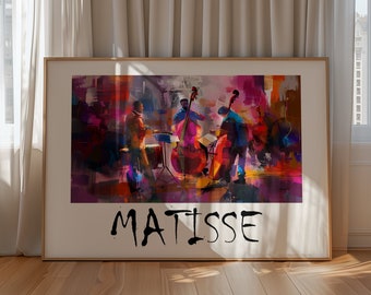 Henri Matisse Poster - Colorful Wall Art as Elegant Matisse Print, Inspired Matisse Art, Horizontal Matisse Art Print