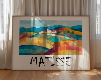 Henri Matisse Poster - Colorful Wall Art as Elegant Matisse Print, Inspired Matisse Art, Horizontal Matisse Art Print