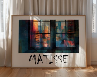Henri Matisse Poster - Colorful Wall Art as Elegant Matisse Print, Inspired Matisse Art, Horizontal Matisse Art Print