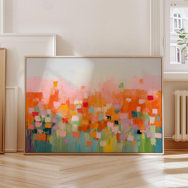 Rothko Poster - Meadow, Abstract Mark Rothko Painting, Museum Quality Poster, Horizontal Inspired Mark Rothko Print, Wall Art