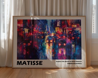 Henri Matisse Poster - Colorful Wall Art as Elegant Matisse Print, Inspired Matisse Art, Horizontal Matisse Art Print