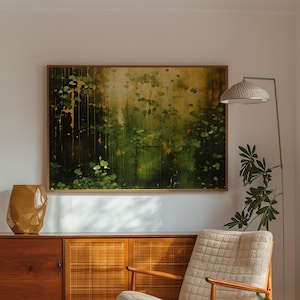 Pollock Poster - Wald, Bunte Wandkunst als Pollock Druck, Abstrakte Pollock Kunst Jackson Pollock, Trendy Wall Art, Famous Art