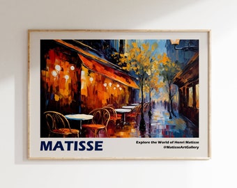 Henri Matisse Poster - Colorful Wall Art as Elegant Matisse Print, Inspired Matisse Art, Horizontal Matisse Art Print