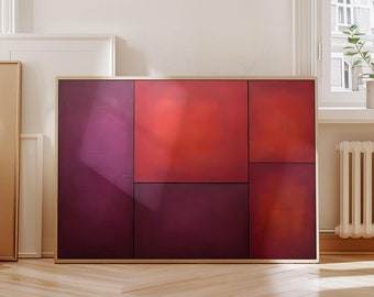 Rothko Poster - Abstract Mark Rothko Painting, Museum Quality Poster, Horizontal Inspired Mark Rothko Print, Rothko Wall Art