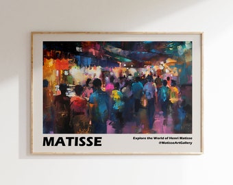 Henri Matisse Poster - Colorful Wall Art as Elegant Matisse Print, Inspired Matisse Art, Horizontal Matisse Art Print