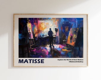 Henri Matisse Poster - Colorful Wall Art as Elegant Matisse Print, Inspired Matisse Art, Horizontal Matisse Art Print