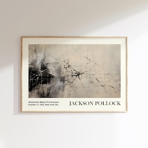 Jackson Pollock Poster - Bunte Wandkunst als Pollock Print, Pollock Abstract Art, Maximalist Wall Art, Trendy Wall Art, Famous Art