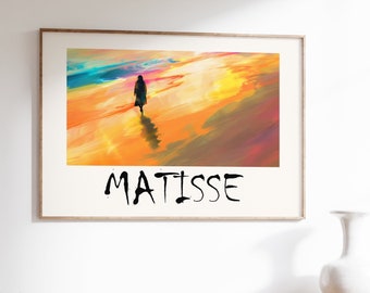 Henri Matisse Poster - Colorful Wall Art as Elegant Matisse Print, Inspired Matisse Art, Horizontal Matisse Art Print