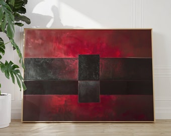 Affiche Rothko - Affiche Mark Rothko de qualité musée intemporelle - Impression horizontale abstraite Mark Rothko - Art mural Rothko coloré