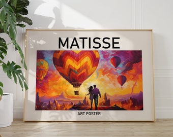 Henri Matisse Poster - Colorful Wall Art as Matisse Print, Inspired Matisse Art Print, Museum Print, Horizontal Art Print