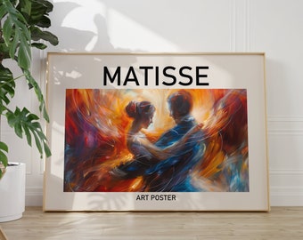 Henri Matisse Poster - Dance - Colorful Wall Art as Matisse Print, Inspired Matisse Art Print, Museum Print, Horizontal Art Print