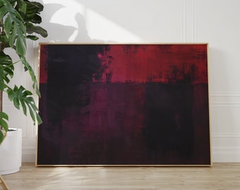Affiche Rothko - Affiche Mark Rothko de qualité musée intemporelle - Impression horizontale abstraite Mark Rothko - Art mural Rothko coloré